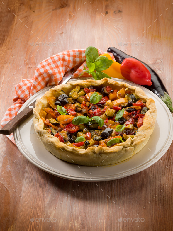 quiche with mixed vegetables Stock Photo by PhotoDune